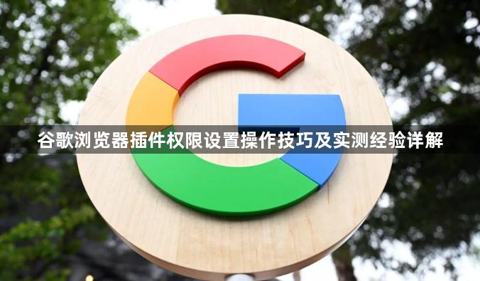 谷歌浏览器插件权限设置操作技巧及实测经验详解1