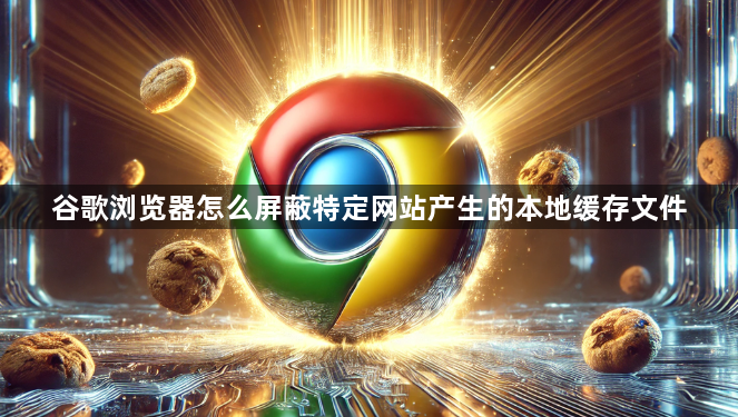 谷歌浏览器怎么屏蔽特定网站产生的本地缓存文件1