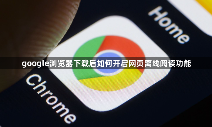 google浏览器下载后如何开启网页离线阅读功能1