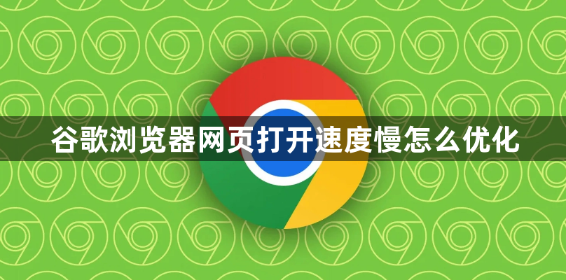 谷歌浏览器网页打开速度慢怎么优化1
