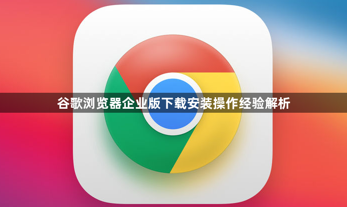 谷歌浏览器企业版下载安装操作经验解析1