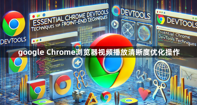google Chrome浏览器视频播放清晰度优化操作1
