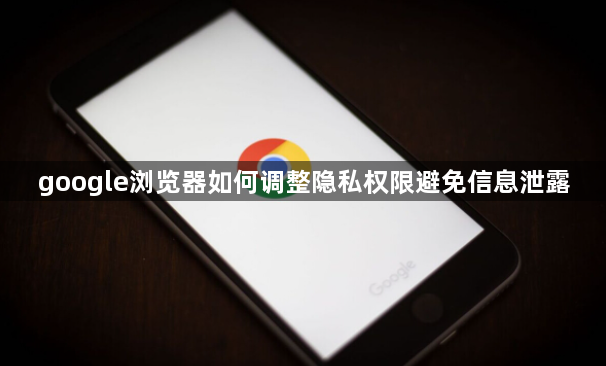 google浏览器如何调整隐私权限避免信息泄露1