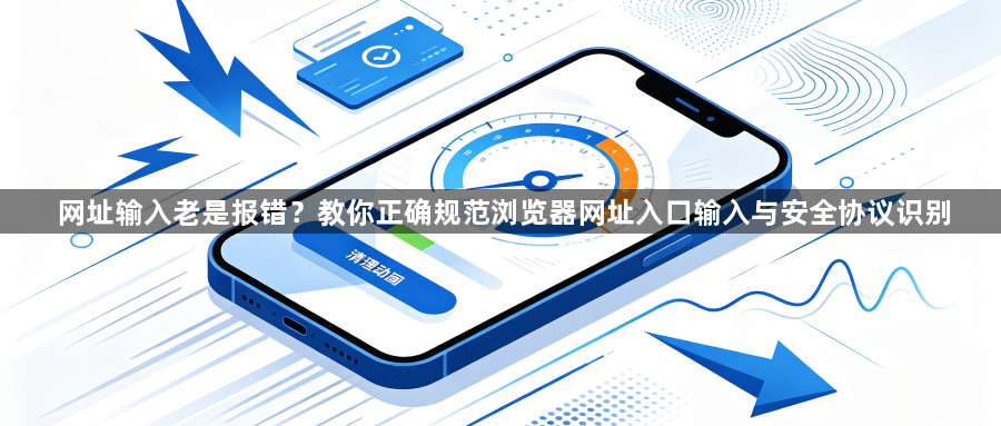 网址输入老是报错？教你正确规范浏览器网址入口输入与安全协议识别1