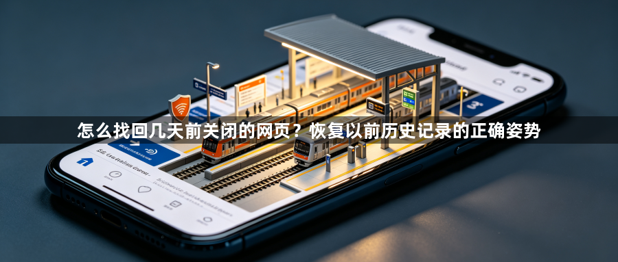 怎么找回几天前关闭的网页？恢复以前历史记录的正确姿势1