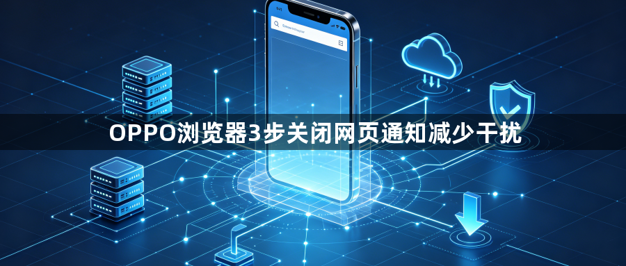 OPPO浏览器3步关闭网页通知减少干扰1