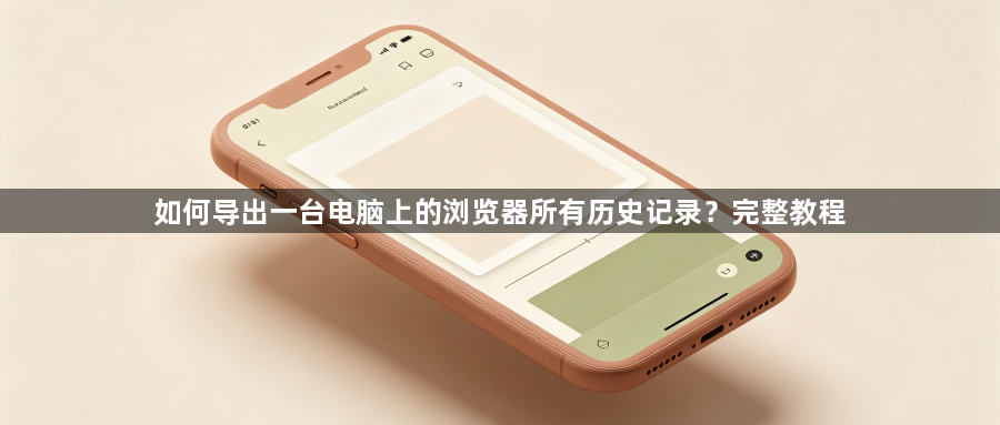 如何导出一台电脑上的浏览器所有历史记录?完整教程1