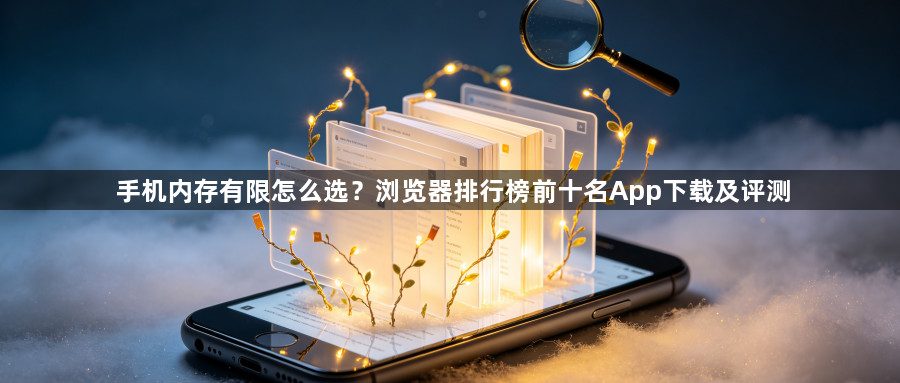手机内存有限怎么选?浏览器排行榜前十名App下载及评测1