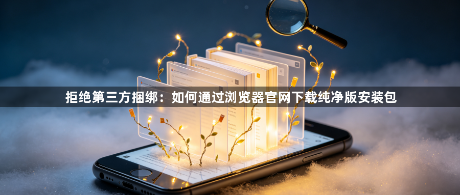 拒绝第三方捆绑:如何通过浏览器官网下载纯净版安装包1