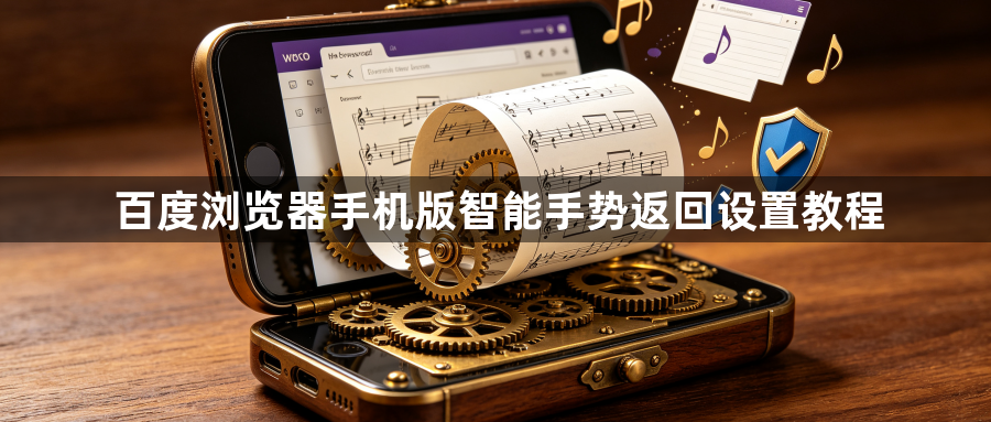 百度浏览器手机版智能手势返回设置教程1