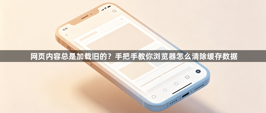 网页内容总是加载旧的?手把手教你浏览器怎么清除缓存数据1
