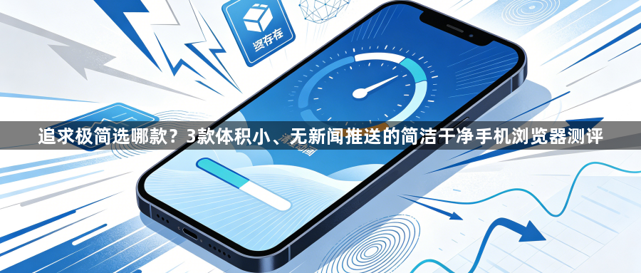 追求极简选哪款？3款体积小、无新闻推送的简洁干净手机浏览器测评1
