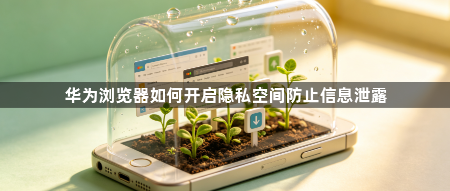 华为浏览器如何开启隐私空间防止信息泄露1