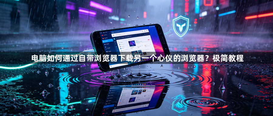 电脑如何通过自带浏览器下载另一个心仪的浏览器?极简教程1