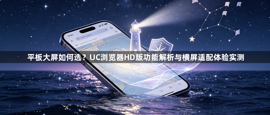 平板大屏如何选?UC浏览器HD版功能解析与横屏适配体验实测1