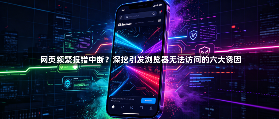 网页频繁报错中断?深挖引发浏览器无法访问的六大诱因1