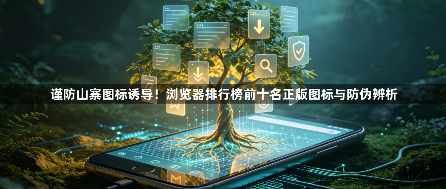 谨防山寨图标诱导!浏览器排行榜前十名正版图标与防伪辨析1