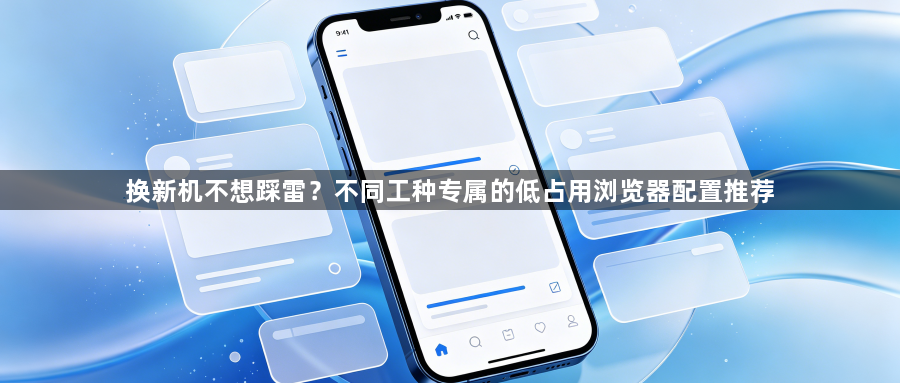 换新机不想踩雷?不同工种专属的低占用浏览器配置推荐1