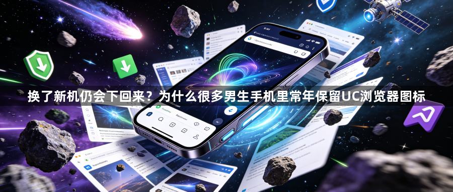 换了新机仍会下回来?为什么很多男生手机里常年保留UC浏览器图标1