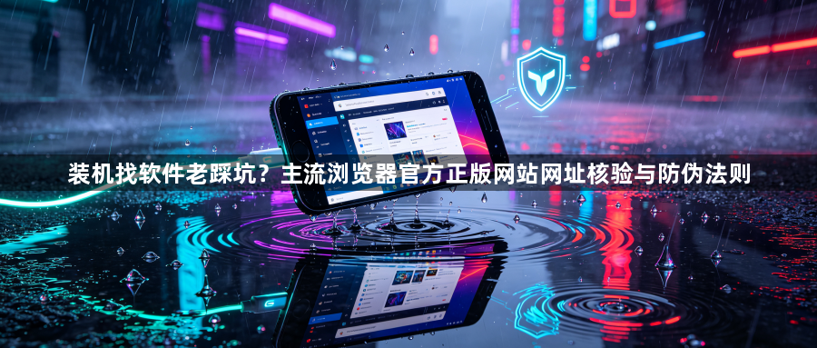 装机找软件老踩坑?主流浏览器官方正版网站网址核验与防伪法则1