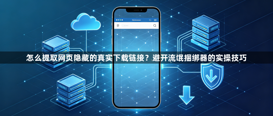 怎么提取网页隐藏的真实下载链接?避开流氓捆绑器的实操技巧1