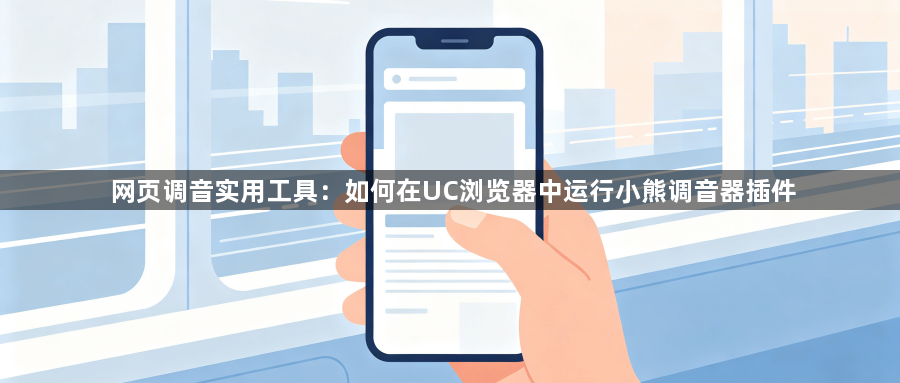 网页调音实用工具:如何在UC浏览器中运行小熊调音器插件1