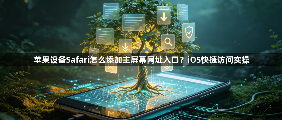 苹果设备Safari怎么添加主屏幕网址入口?iOS快捷访问实操1
