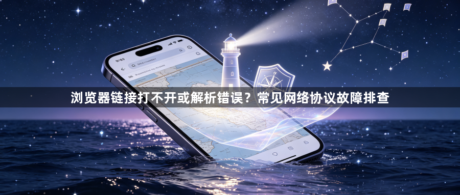 浏览器链接打不开或解析错误?常见网络协议故障排查1