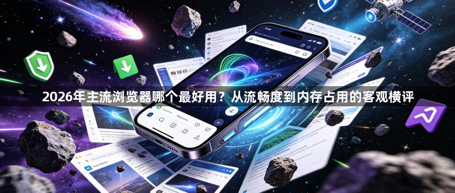 2026年主流浏览器哪个最好用?从流畅度到内存占用的客观横评1