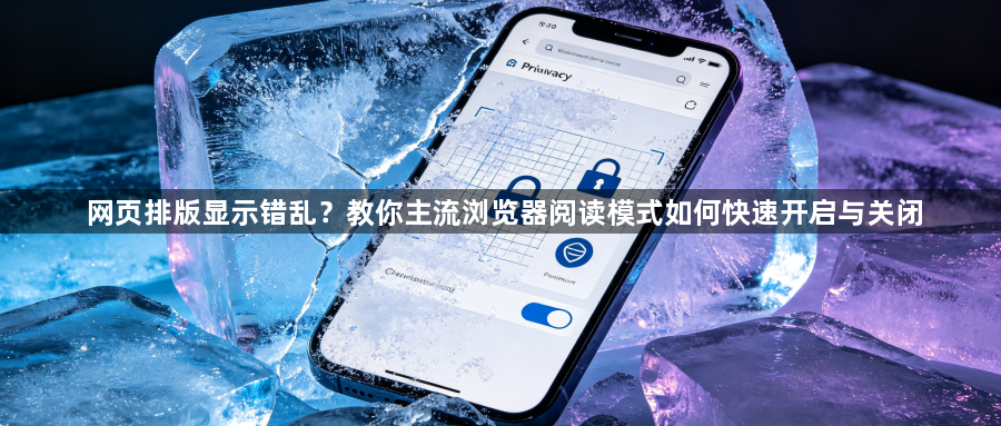 网页排版显示错乱?教你主流浏览器阅读模式如何快速开启与关闭1