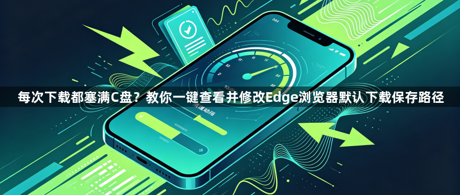 每次下载都塞满C盘？教你一键查看并修改Edge浏览器默认下载保存路径1