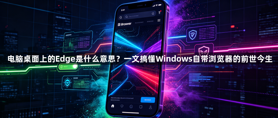 电脑桌面上的Edge是什么意思？一文搞懂Windows自带浏览器的前世今生1